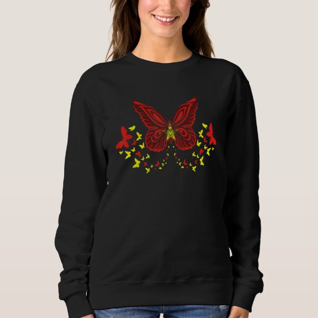Camiseta Vietnam Vietnamese Vietnam Flag Butterflies (Frente)