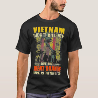 Camiseta Vietnam War Orange Agent Military Victims Retired