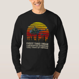 Camiseta Vietnam War Veterans I Still Think Of Vietnam Memo