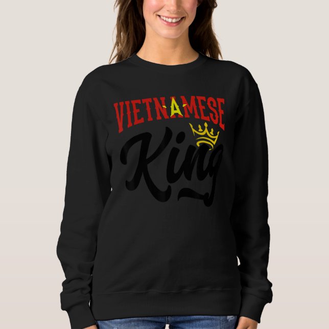 Camiseta Vietnamese King Vietnam Vietnamese Vietnam Flag (Frente)