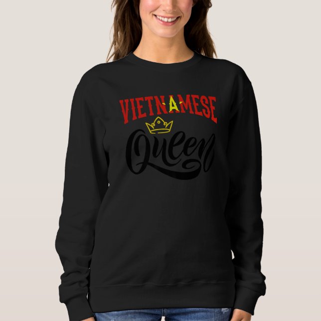 Camiseta Vietnamese Queen Vietnam Vietnamese Vietnam Flag P (Frente)