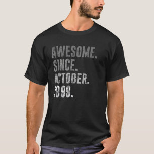 Camiseta Vigésimo Terceiro Aniversário Vintage Incrível Des