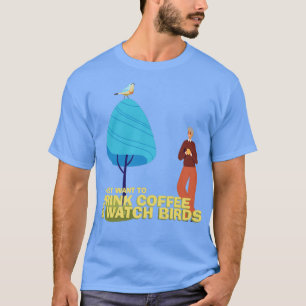 Camiseta Vigia de aves e café 1
