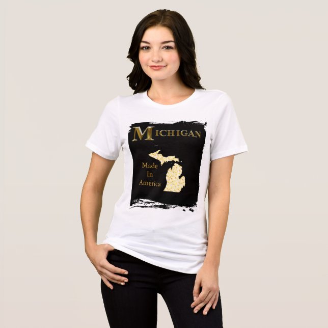 CAMISETA VIGIA TRUMP MICHIGAN (Frente Completa)