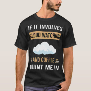 Camiseta Vigilância De Café E Nuvem