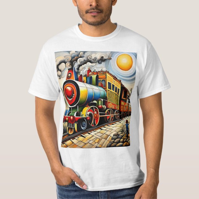 Camiseta Vigilância do comboio 1 (Frente)