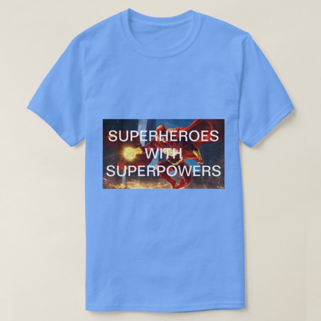 Camiseta "Vigilância Eterna: Super-heróis Libertaram Tatuag (Frente do Design)