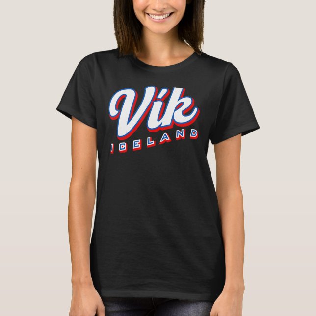 Camiseta Vik Islândia (Frente)