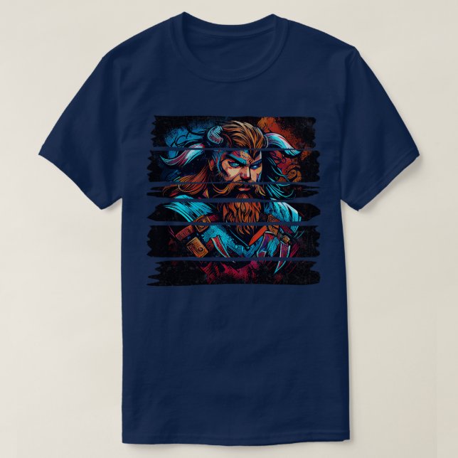 Camiseta Viking Art (Frente do Design)