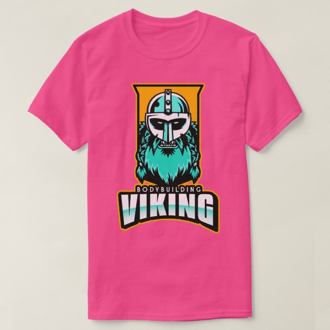 Camiseta Viking Bodybuilding 1 (Frente do Design)