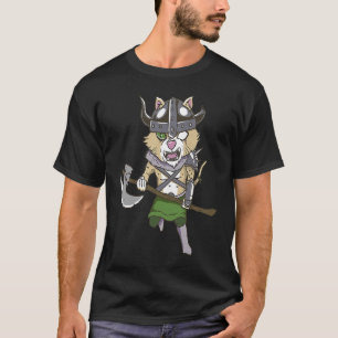 Camiseta Viking Cat Valhalla Warrior