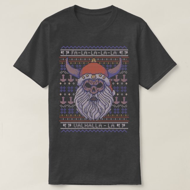 Camiseta Viking Christmas (Frente do Design)