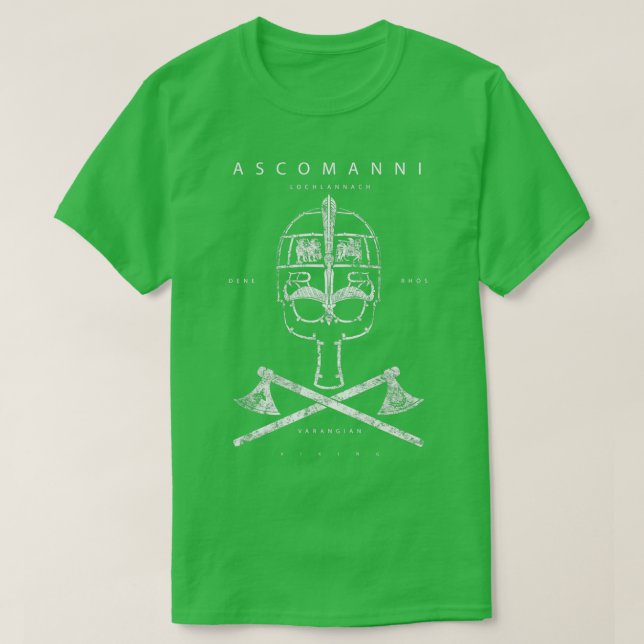Camiseta Viking de design de período de Vendel (Frente do Design)