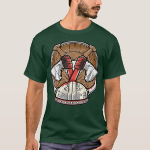 Camiseta Viking Decor Shield Helmet Ax