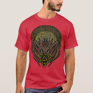 Camiseta Viking Dungeon Norueguês Dragon Lover Celtic Drago