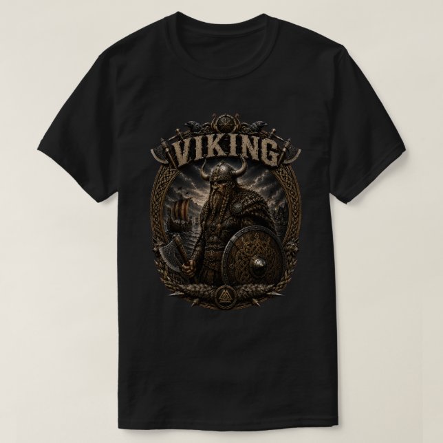 Camiseta Viking Elite Warrior (Frente do Design)