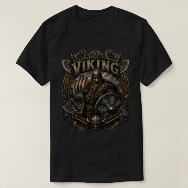 Camiseta Viking Elite Warrior (Frente do Design)