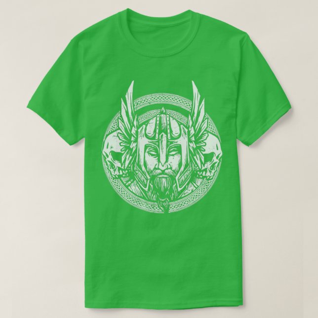 Camiseta Viking Face Drawing (Frente do Design)
