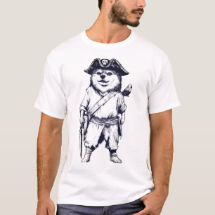 Camiseta Viking fox lorde na coroa e cloak orgulho guerreir
