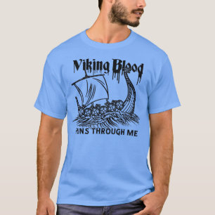 Camiseta Viking Navio Viking Viking Sangue