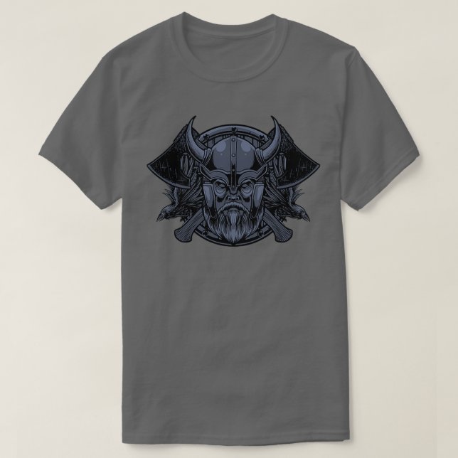Camiseta Viking Nordic Warrior Valhalla 25 (Frente do Design)