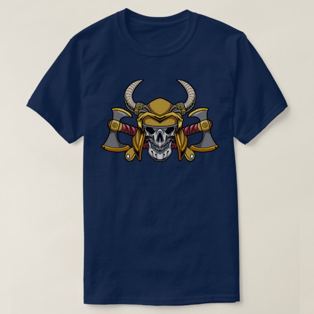 Camiseta Viking Nordic Warrior Valhalla 6 (Frente do Design)