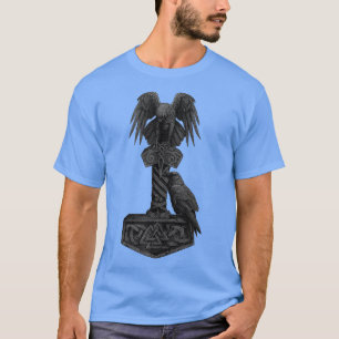Camiseta Viking Norse Mythology Thorx27s Mjolnir Odinx27s H