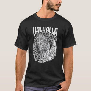 Camiseta Viking Norseman Boat Viking Ship Running Odin Valh
