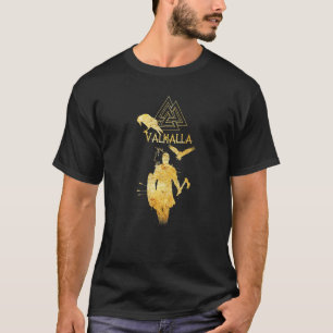 Camiseta Viking Ragnar Lodbrok Valhalla Odin Ravens