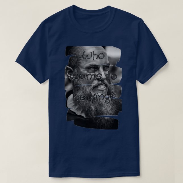 Camiseta viking ragnar t (Frente do Design)