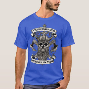 Camiseta Viking Sangue Corre Duro