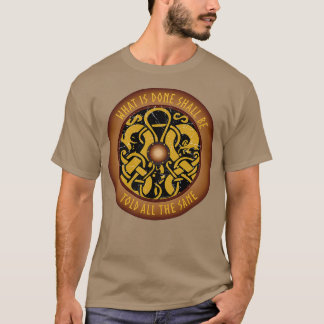 Camiseta Viking Shield O que é Feito Viking Lore