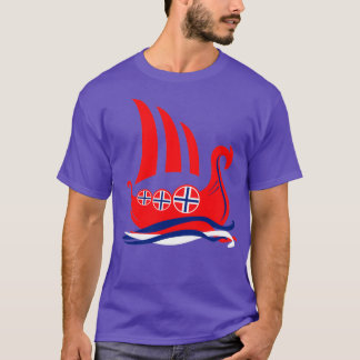 Camiseta Viking ship Norway