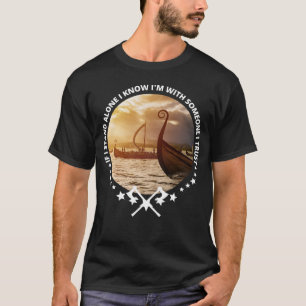 Camiseta Viking Skol Valhalla Norse Eu estou com alguém