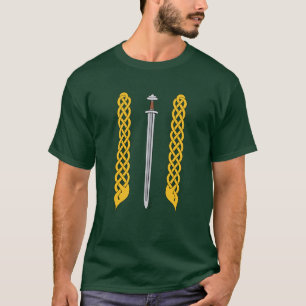 Camiseta Viking Sword and Plaitwork