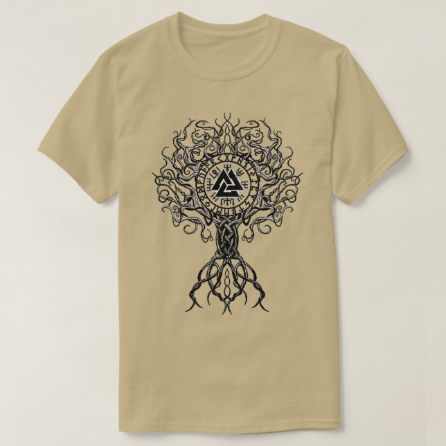 Camiseta Viking tree (Frente do Design)