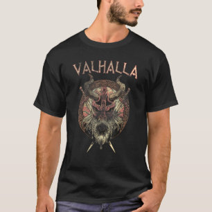 Camiseta Viking Valhalla Odin Thor Hammer Nordmann 1