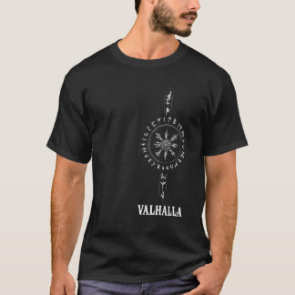 Camiseta Viking Vegvisir islandês para placa de sinalização