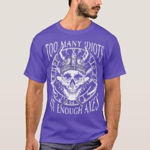 Camiseta Viking Vikings Nordic Nordic Escandinávia Demasiad