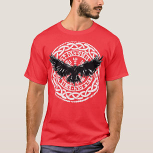 Camiseta Viking Vikings Nordic Nordic Scandinavian Raven Ve