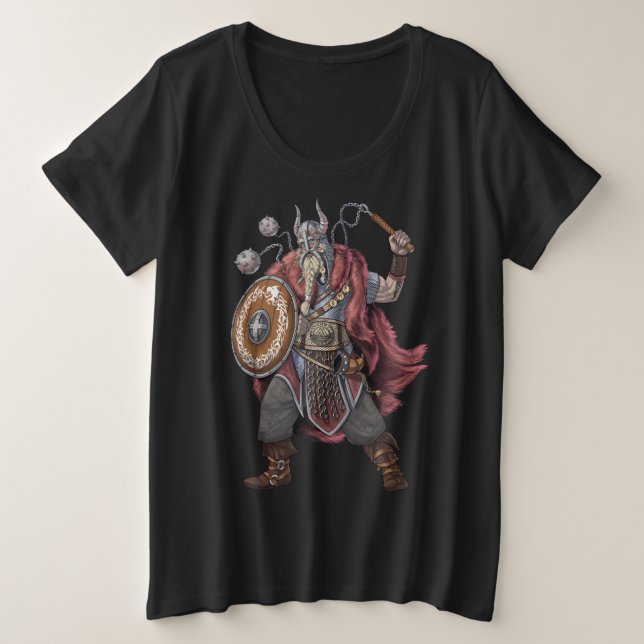 Camiseta Viking Warrior (Frente do Design)