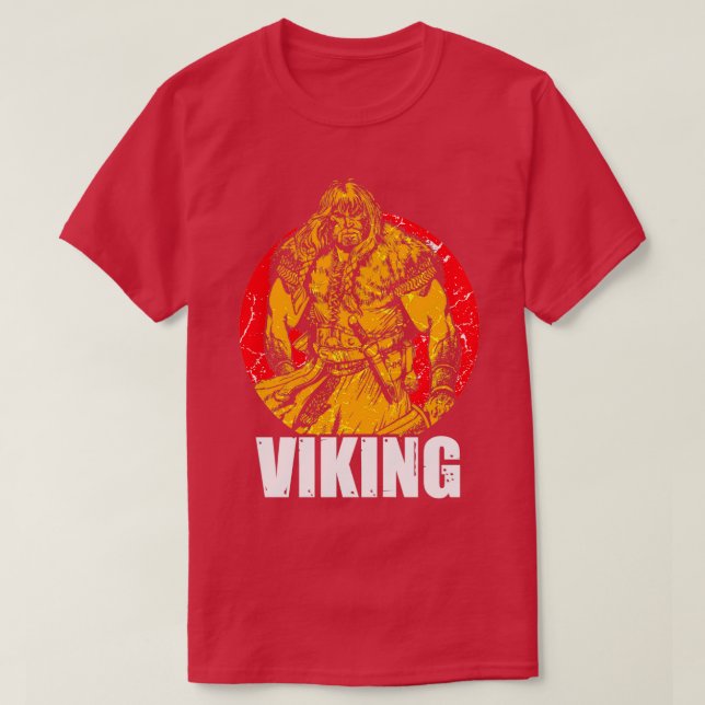 Camiseta Viking Warrior (Frente do Design)
