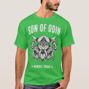 Camiseta Viking Warrior Filho De Odin Norse Mythology Asatr