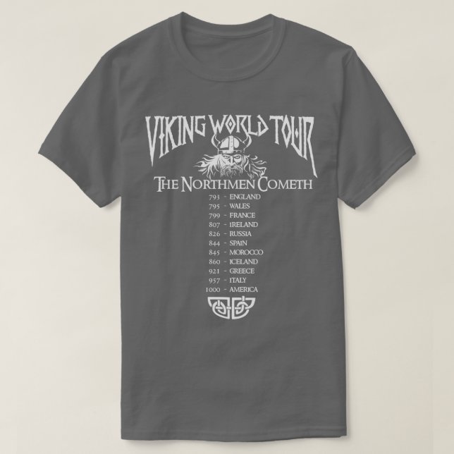 Camiseta Viking World Tour (Frente do Design)