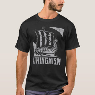 Camiseta Vikingnismo Viking Warrior Pagan Scandinávia Norde