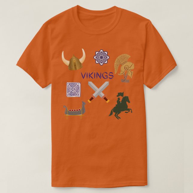 Camiseta Vikings 15 (Frente do Design)