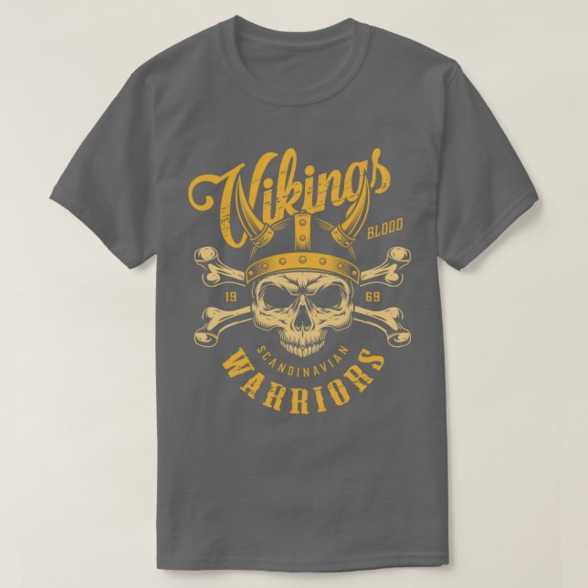 Camiseta vikings 28 (Frente do Design)