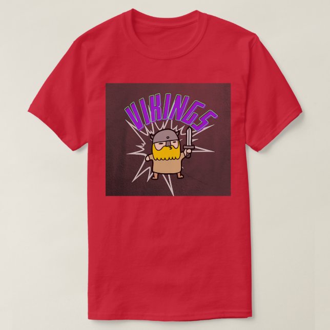 Camiseta Vikings 2 8 (Frente do Design)