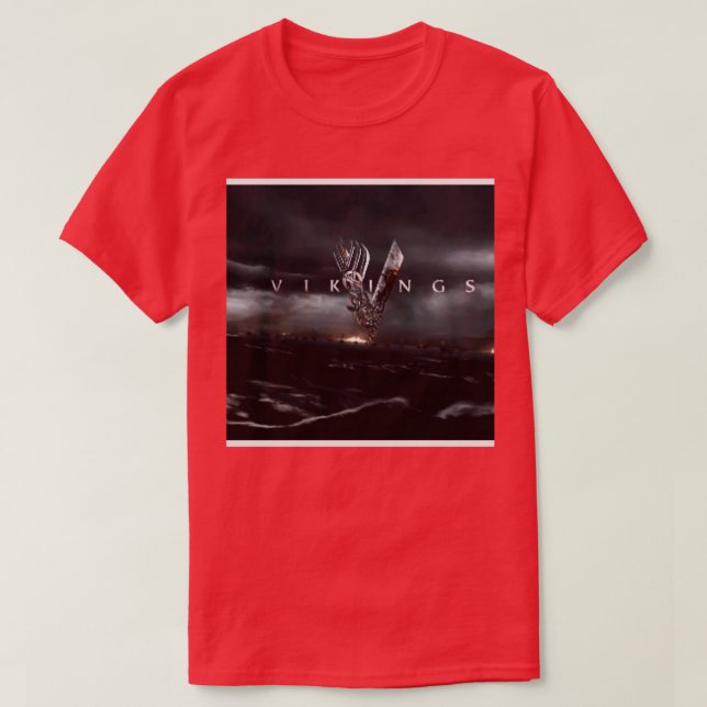 Camiseta Vikings Classic TSirt (Frente do Design)