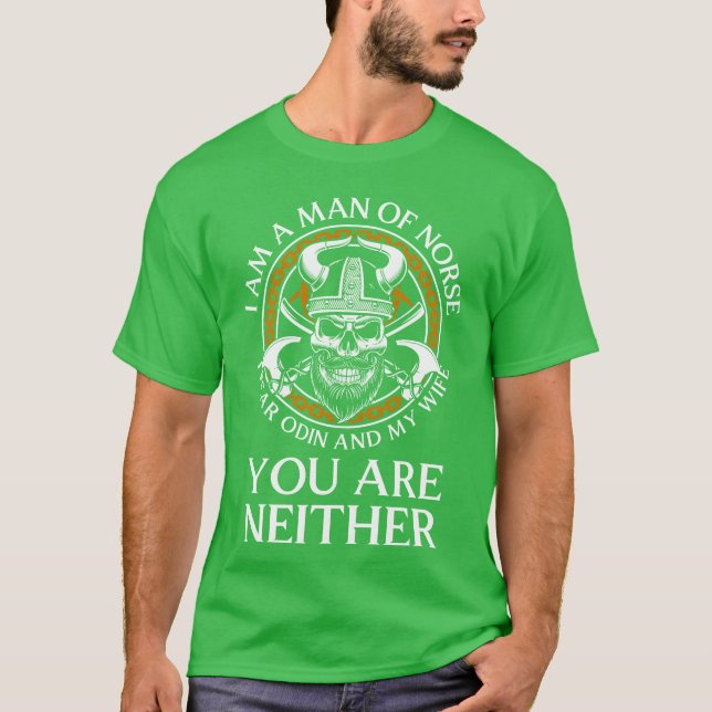 Camiseta Vikings God Padre Deods retro (Frente)
